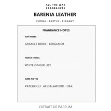 Νότες αρώματος Barenia Leather – άρωμα τύπου Barénia Hermès