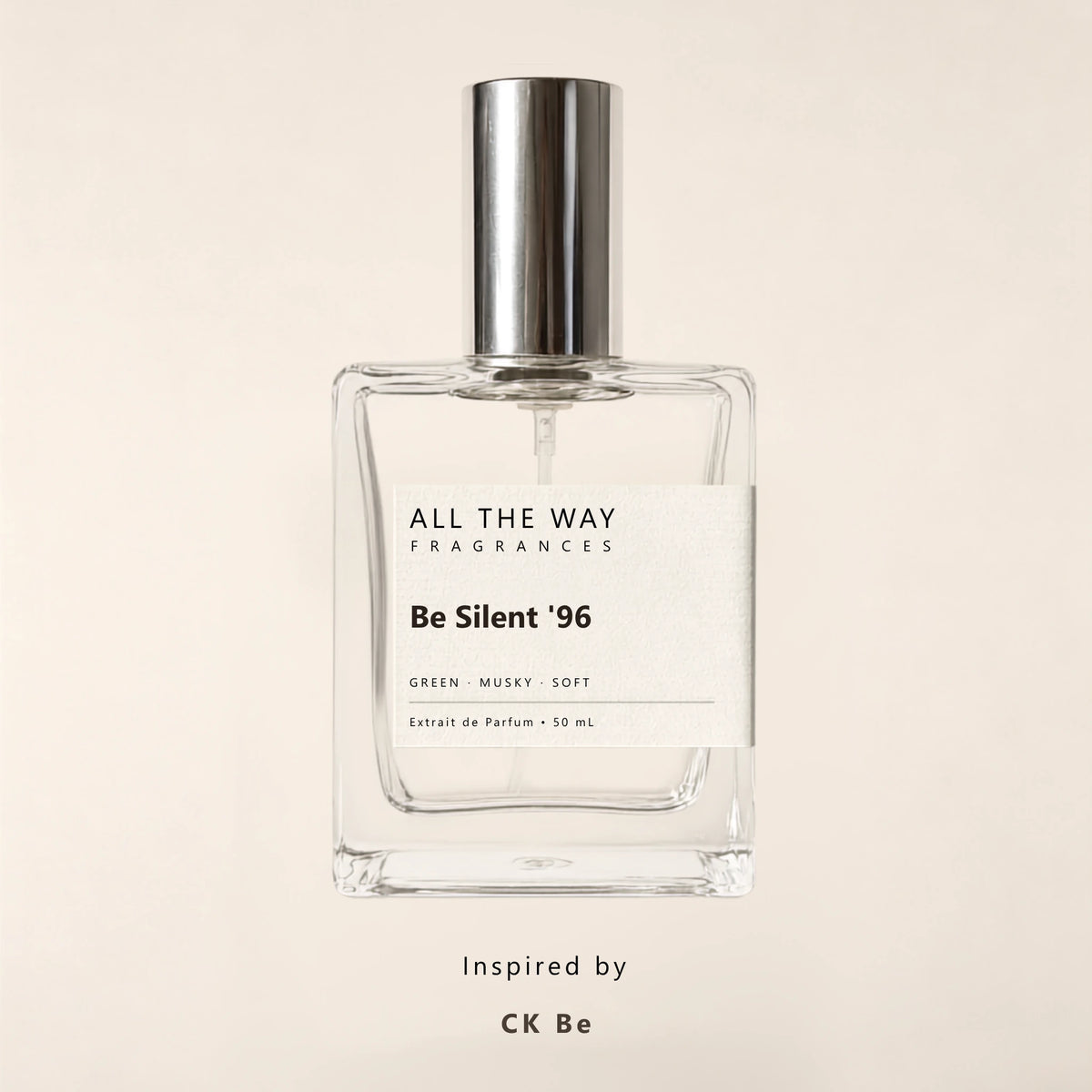 Be Silent '96 – άρωμα τύπου CK Be Calvin Klein, Extrait de Parfum