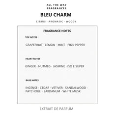 Νότες αρώματος Bleu Charm – άρωμα τύπου Bleu de Chanel Chanel
