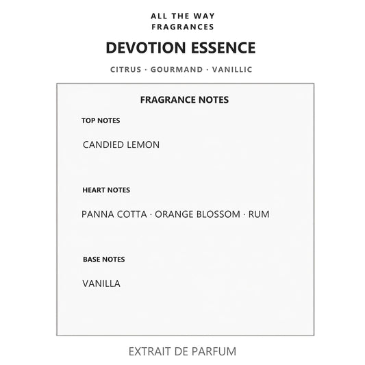Νότες αρώματος Devotion Essence – άρωμα τύπου Devotion Dolce & Gabbana