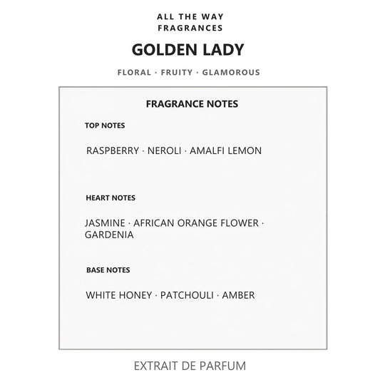 Νότες αρώματος Golden Lady – άρωμα τύπου Lady Million Rabanne