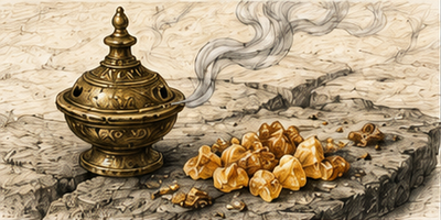 Incense on Stone — έγχρωμη κύρια εικονογράφηση αρώματος