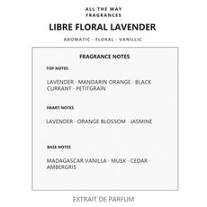 Νότες αρώματος Libre Floral Lavender – άρωμα τύπου Libre Yves Saint Laurent