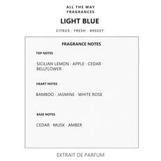 Νότες αρώματος Light Blue – άρωμα τύπου Light Blue Dolce & Gabbana