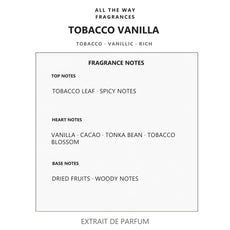 Νότες αρώματος Tobacco Vanilla – άρωμα τύπου Tobacco Vanille Tom Ford
