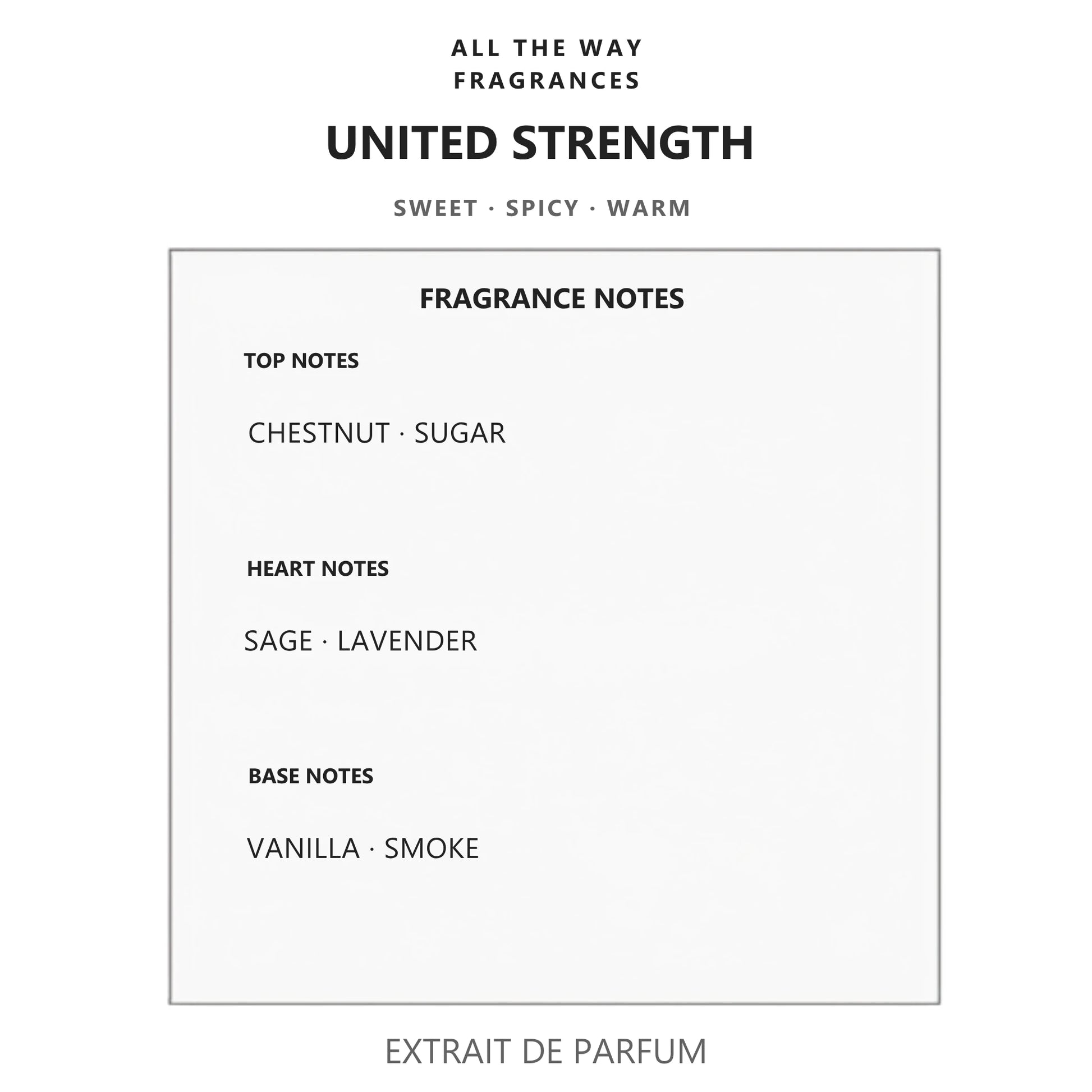 Νότες αρώματος United Strength – άρωμα τύπου Stronger With You Giorgio Armani