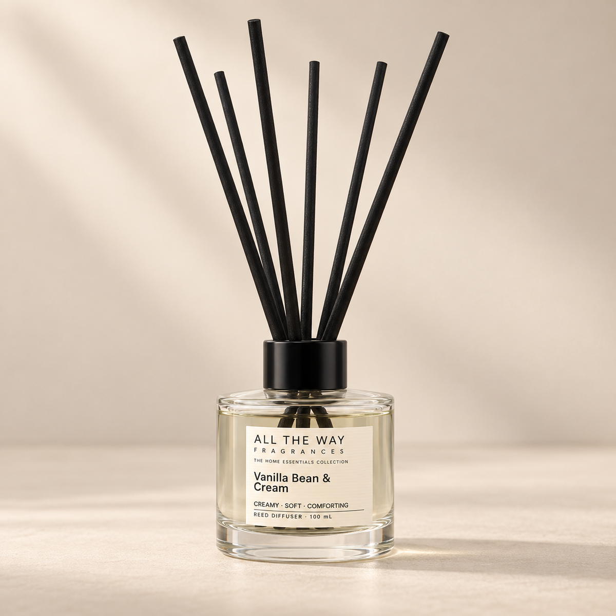 Vanilla Bean & Cream reed diffuser αρωματικό χώρου All the Way