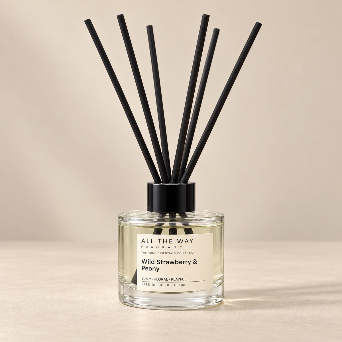 Wild Strawberry & Peony reed diffuser αρωματικό χώρου All the Way